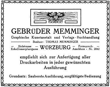 Memminger Anzeige