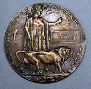 Memorabilia of Corporal Matthew McDonnell, Ireland
