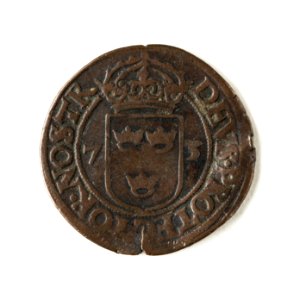 Mynt av silver. 2 öre. 1573 - Skoklosters slott - 109018 photo