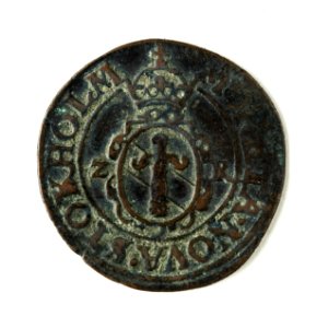 Mynt av silver. 2 öre. 1573 - Skoklosters slott - 109026