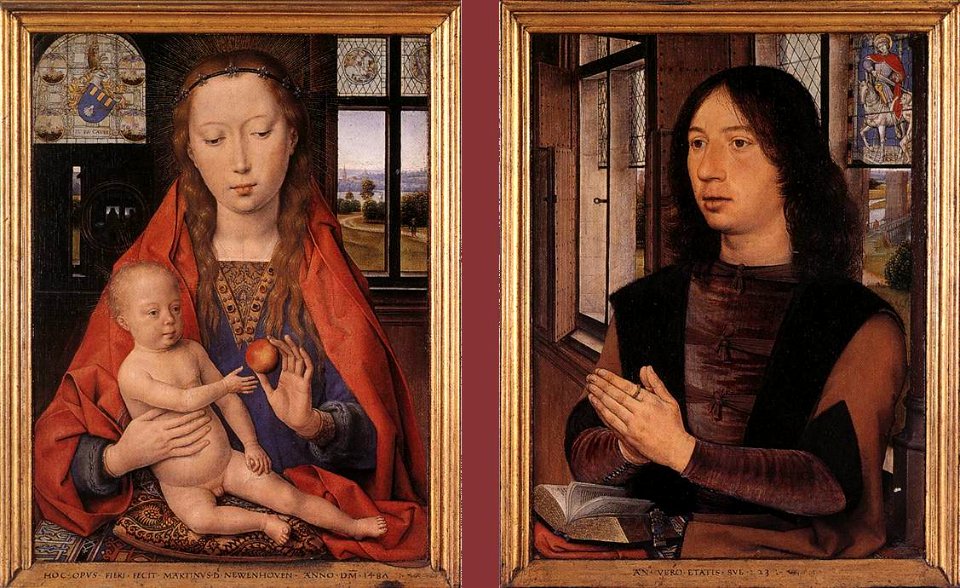 Memling Diptych of Maarten Nieuwenhove