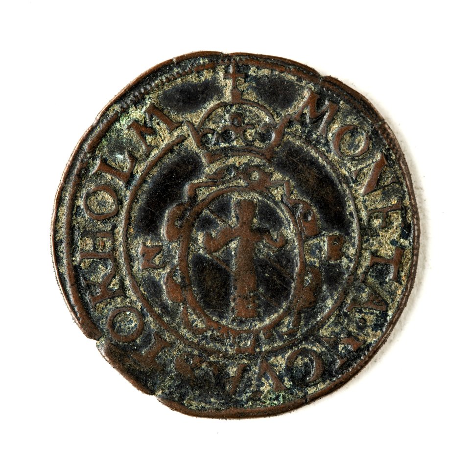 Mynt av silver. 2 öre. 1573 - Skoklosters slott - 109133