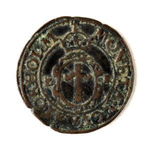 Mynt av silver. 2 öre. 1573 - Skoklosters slott - 109133