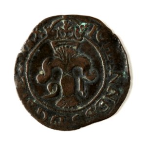 Mynt av silver. 2 öre. 1591 - Skoklosters slott - 109097