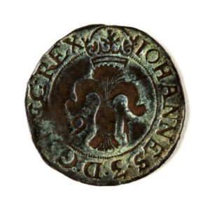 Mynt av silver. 2 öre. 1591 - Skoklosters slott - 109105