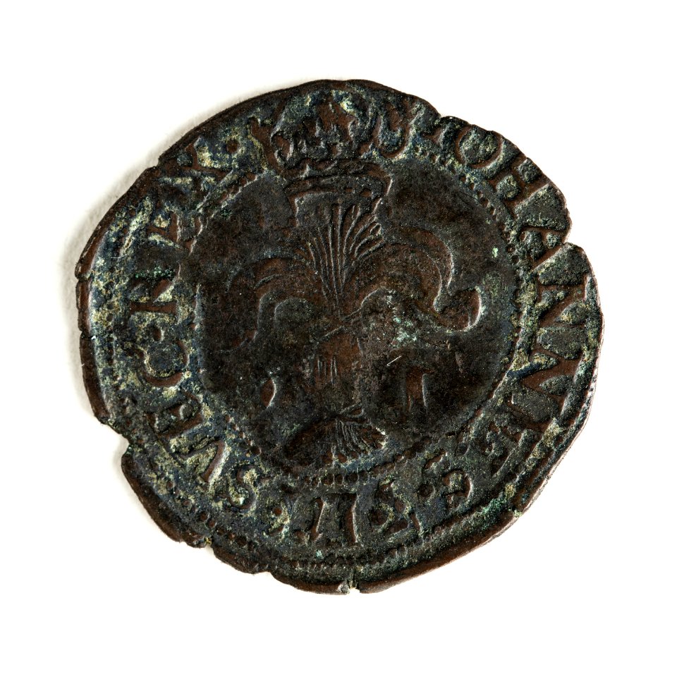 Mynt av silver. 2 öre. 1591 - Skoklosters slott - 109121