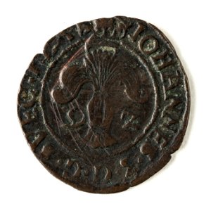 Mynt av silver. 2 öre. 1592 - Skoklosters slott - 109079
