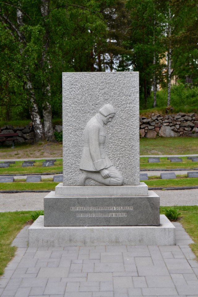 Memorial of fallen heroes in Korpilahti