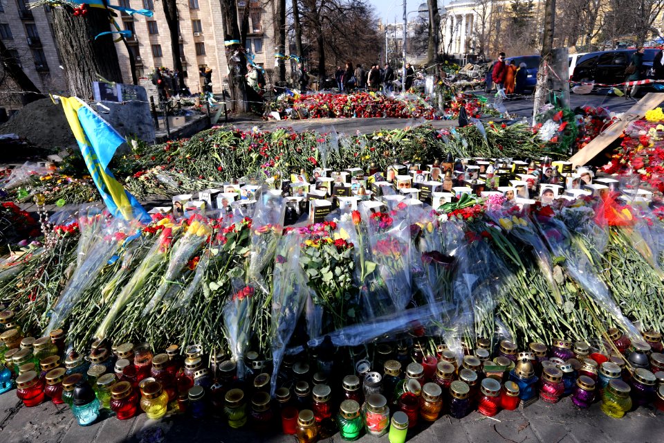 Memorial on Instytutska str., Maidan, March 14, 2014 (13147399595)