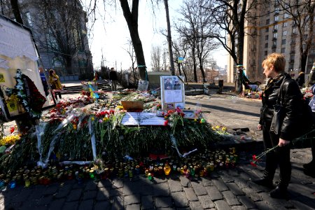 Memorial on Instytutska str., Maidan, March 14, 2014 (13147506313)