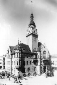Mährisch-Schönberg Rathaus Mitte 1930er