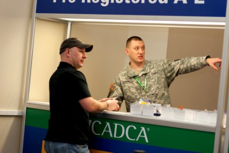 Members of the Army National Guard assisted CADCA attendees (6857103502)
