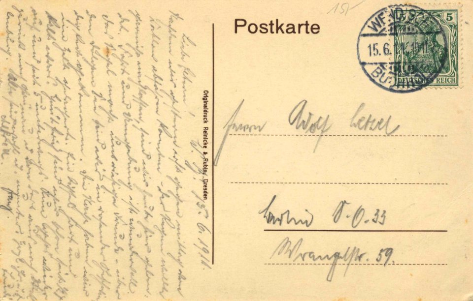 Märkisch Buchholz, Brandenburg - Stadtansicht mit Dahme (back) (Zeno Ansichtskarten)
