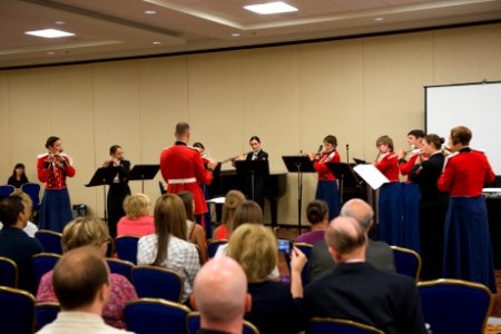 Members of the United States Navy Band perform at National Flute Convention (20002581603) photo