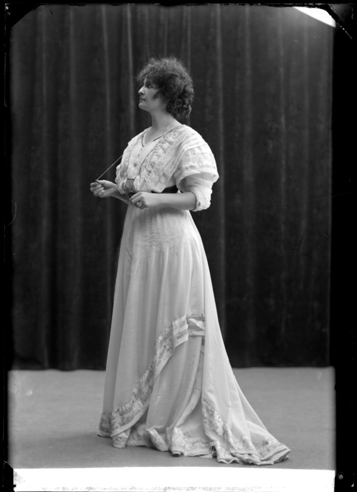 Märtha Lindlöf in Amatörtjuven at Vasateatern 1908 - SMV - NL039