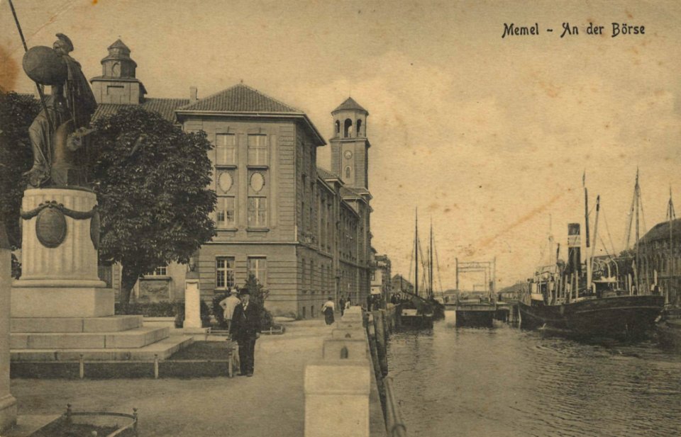 Memelwalde, Ostpreußen - An der Börse (Zeno Ansichtskarten)