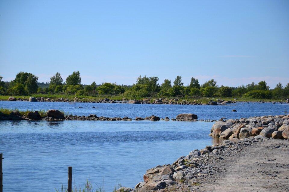 Water fishing village finland photo