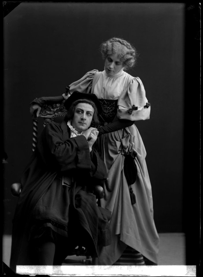 Mäster Olof, Svenska teatern 1907. Rollporträtt - SMV - SvT054