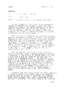 Memorandum by Jack B. Tate 1