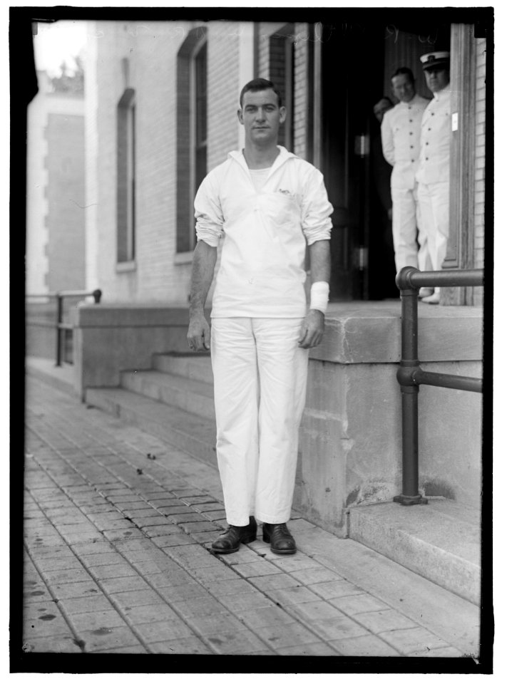 MEMPHIS, U.S.S. W. PHILLIPS, ONE OF WOUNDED SAILORS LCCN2016870837