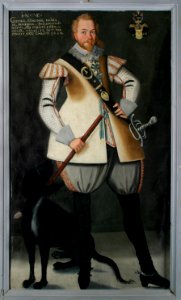 Målning. Porträtt. Officersvän. Georg Gunther Kraill. Med ram - Skoklosters slott - 85712