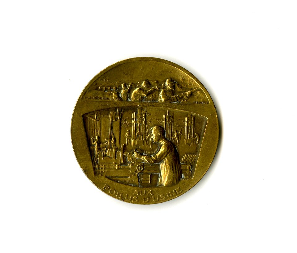 Médaille pour les poilus d'usine, 2
