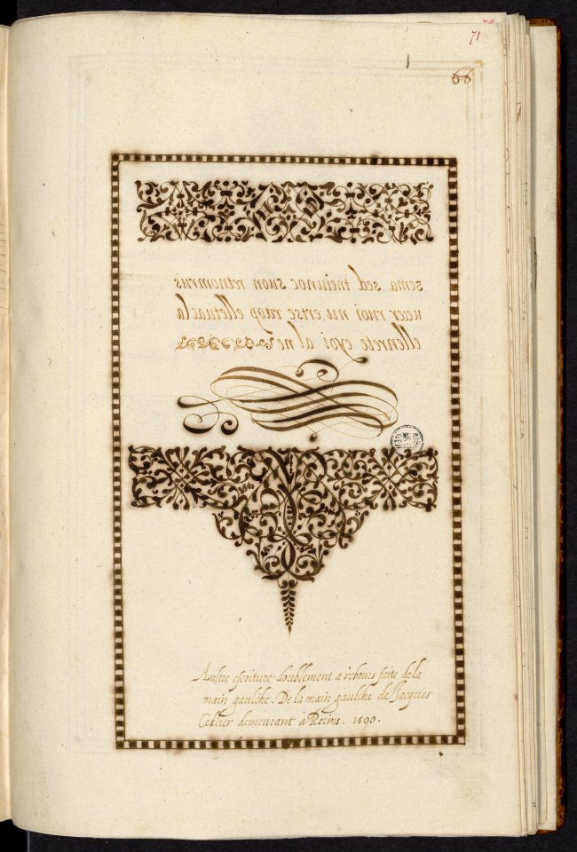 Mellange, curiosités et petites inventions de Jacques Cellier – Bibliothèque Sainte-Geneviève MS1111-147