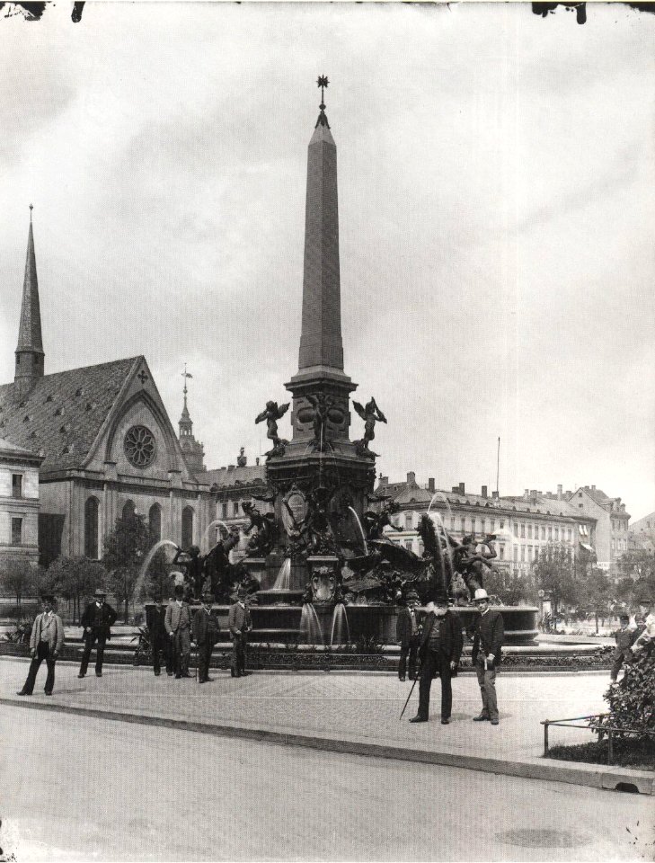 Mendebrunnen Leipzig vor 1893