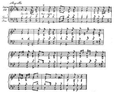 Melodia do pieśni Zakłółam się tarniem