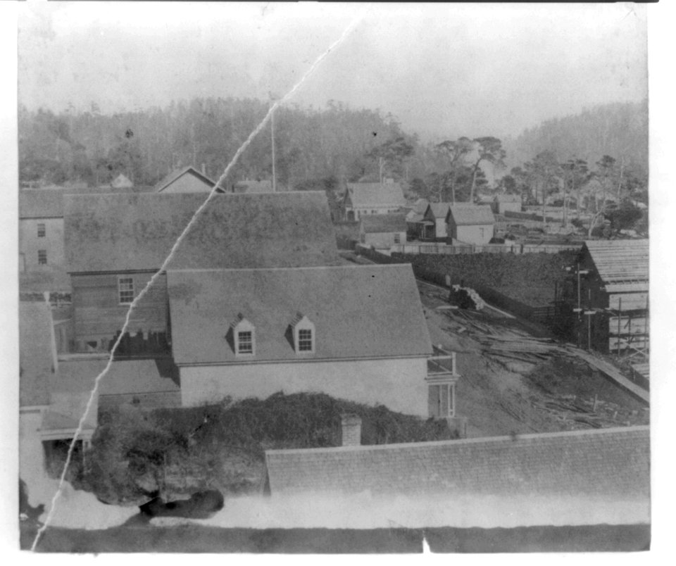 Mendocino City, looking east, Mendocino County LCCN2003653281