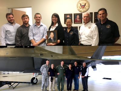 Member Bella Dinh-Zarr visited with NTSB investigators based out of the Anchorage office (36260549612)