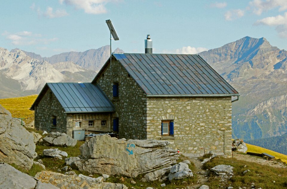 Cufercal hut sac the nature park beverin