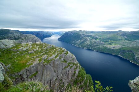 Norway river landscape