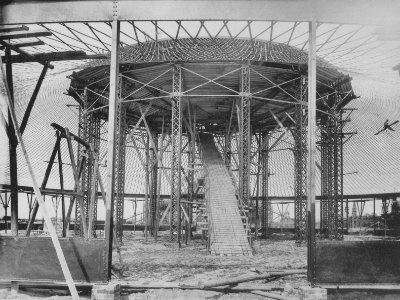 Membrane Roof and Lattice Shell of Shukhov Rotunda 1895