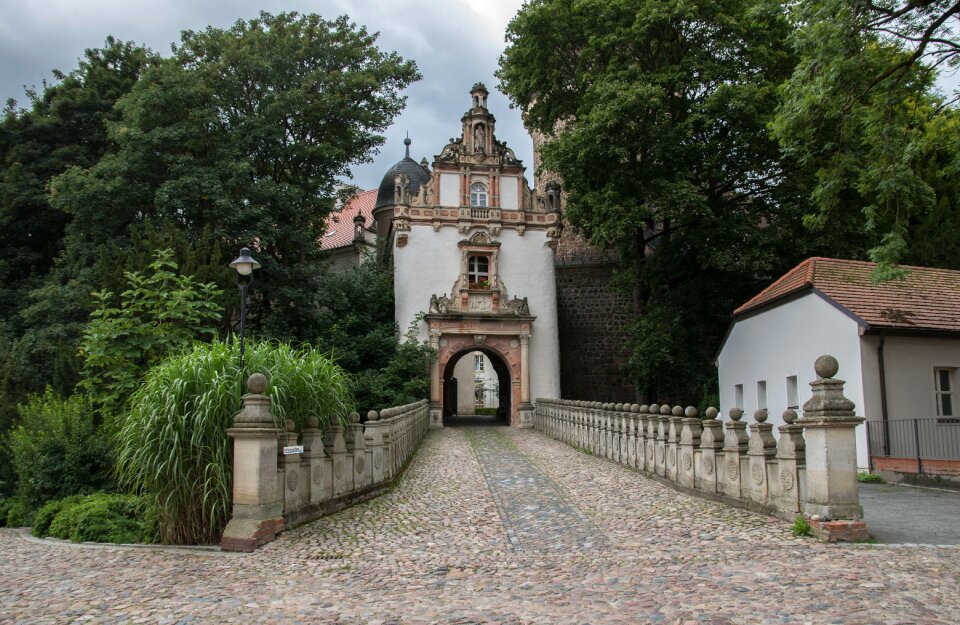 Pointed castle architecture old