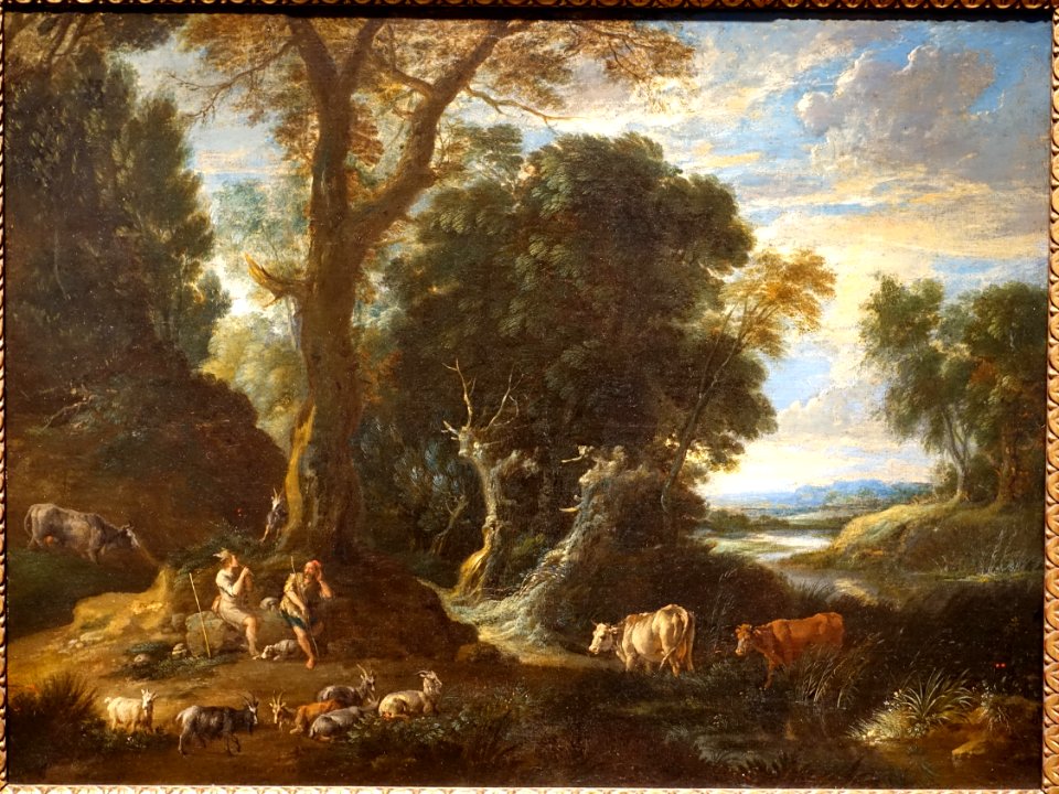 Mercury and Argus, by Bonaventura Peeters I, 1644, oil on canvas - Portland Art Museum - Portland, Oregon - DSC08925