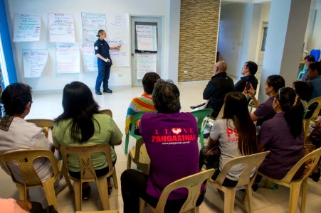 Mercy crew conducts Women, Peace and Security subject matter expert exchange during Pacific Partnership 2015 150812-N-UQ938-036