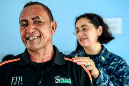 Mercy crew provides medical care to locals in Savusavu, Fiji, during Pacific Partnership 2015 150612-N-HE318-007