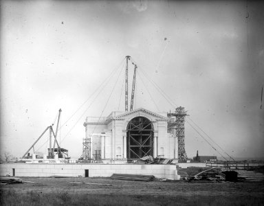 Memorial Amphitheater under construction - Arlington National Cemetery - 1916