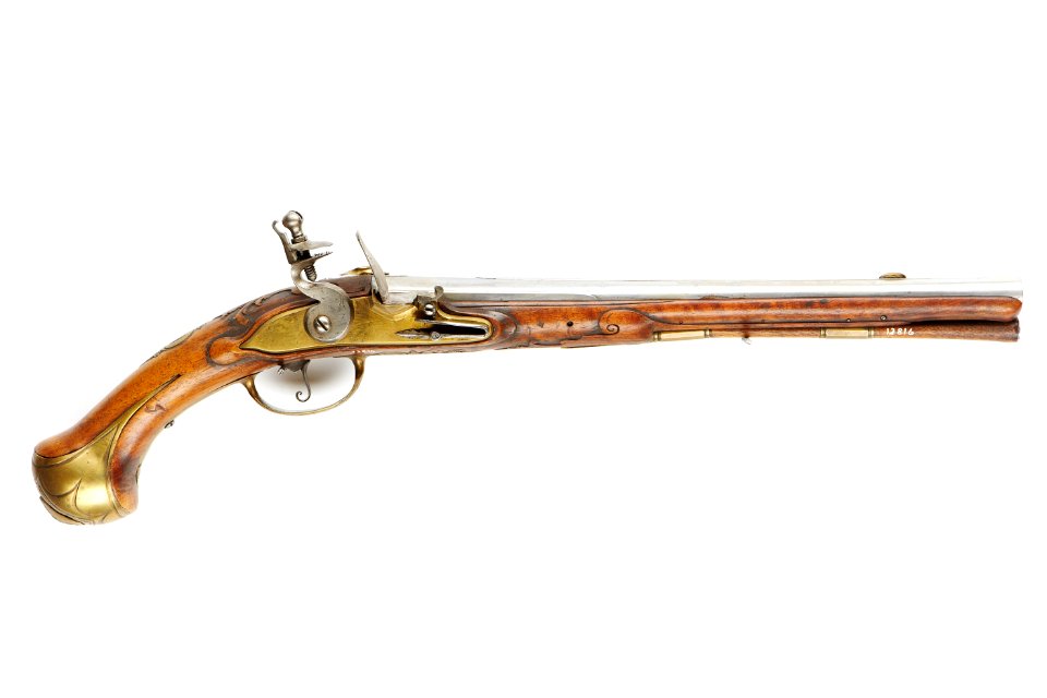 Merckel, flintlåspistol, 1705 - Skoklosters slott - 90765