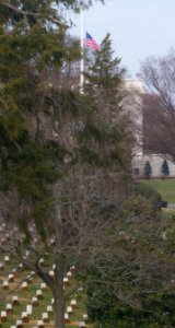 Memorial Ampitheater Flag at Half Staff (15668967253)