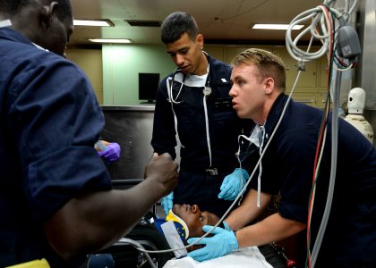 Mercy conducts mass casualty exercise during Pacific Partnership 2015 150716-N-PZ713-111