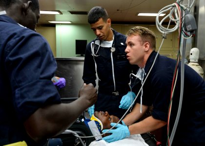 Mercy conducts mass casualty exercise during Pacific Partnership 2015 150716-N-PZ713-111 photo