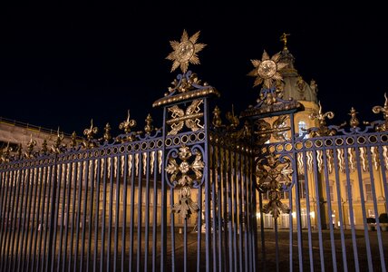 Iron wrought iron gilded