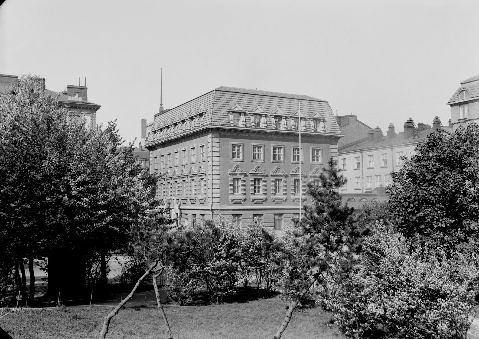 Merimiehenkatu 11. Ruotsalainen Kauppakorkeakoulu, Svenska Handelshögskolan (Hanken) - N26517 (hkm.HKMS000005-km0000lida)