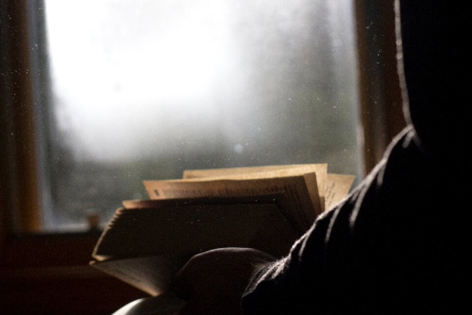 Book window glass