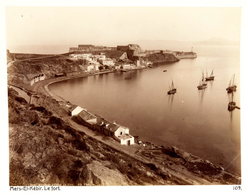 Mers-El Kébir. Fortet, Oran, Algeriet - Hallwylska museet - 107966
