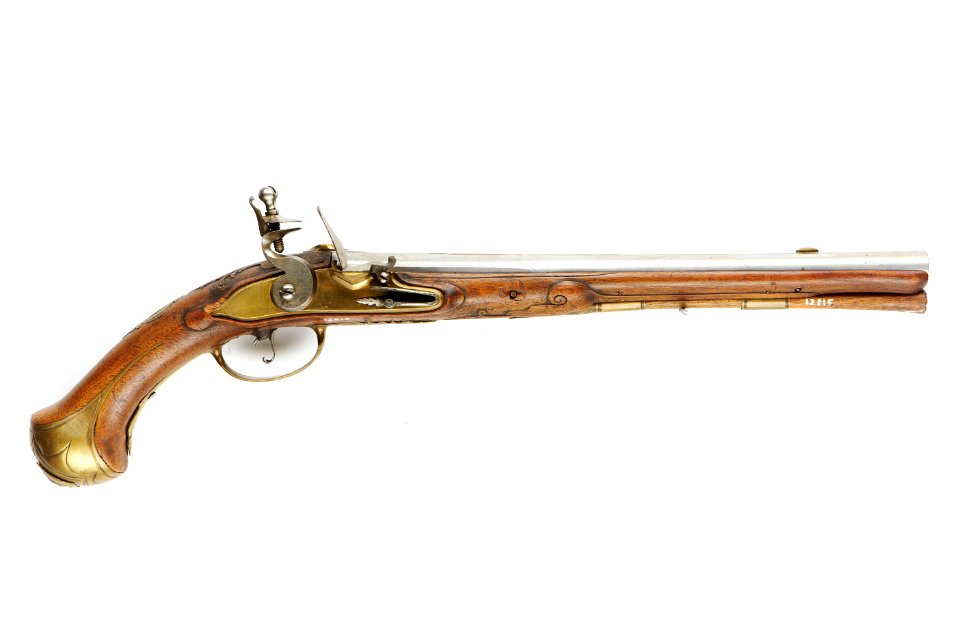Merckel, flintlåspistol, 1705 cirka - Skoklosters slott - 90764