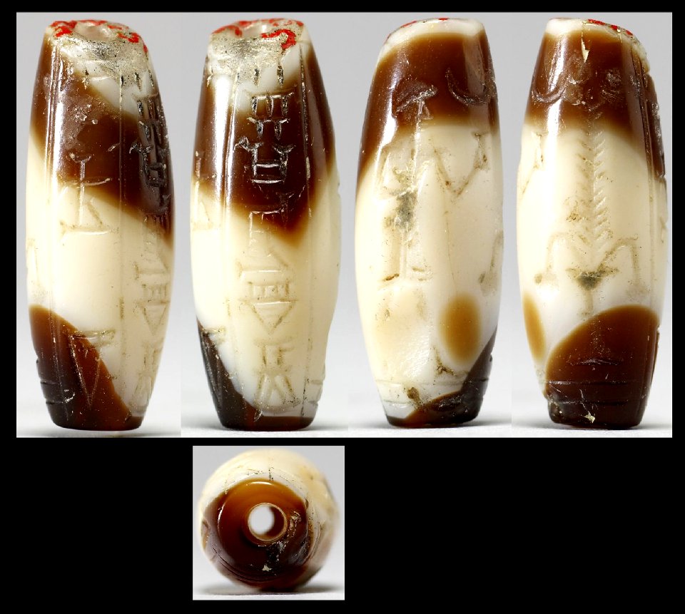 Mesopotamian - Barrel-Shaped Cylinder Seal - Walters 42655 - View A
