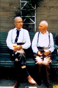Men drinking alcohol